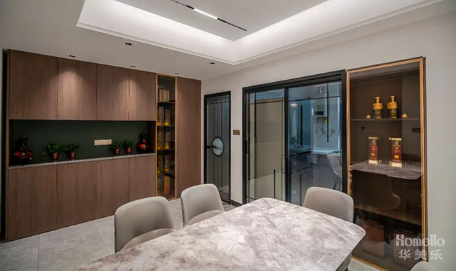 146㎡四居改大三居，主臥加入衣帽間，享受來自大套房的舒適